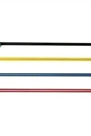 Zeilbinder blauw elastiek met witte ballen – 50cm Direct Beschikbaar