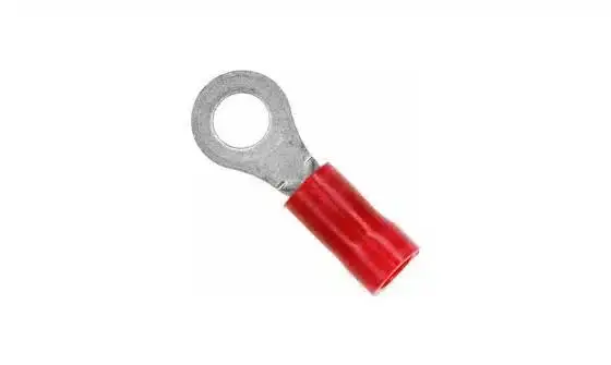 Populair Klemkabelschoen Rood ring 5mm5st.