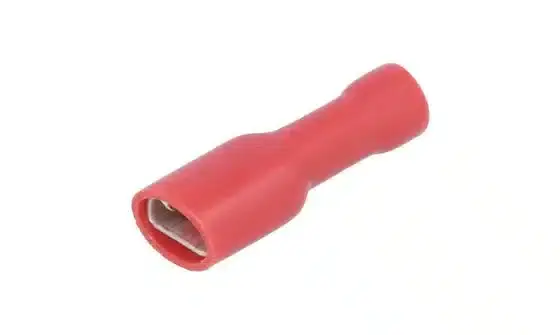Tijdelijk Beschikbaar Klemkabelschoen Rood vlaksteek geisoleerd 5st.