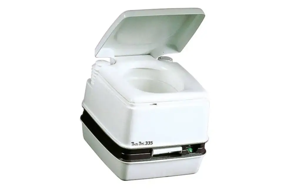 Uitverkoop Porta Potti Qube 365 wit chemisch toilet