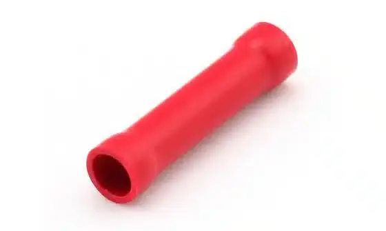 Klemkabelschoen Rood doorverbinder 100st. Finale Uitverkoop