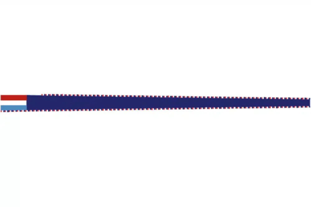 Alleen Vandaag Vleugel Blauw – 200cm