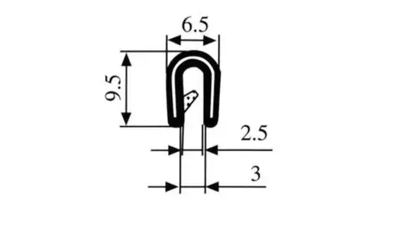 Hete Deal Klemprofiel zwart 1 – 3 mm