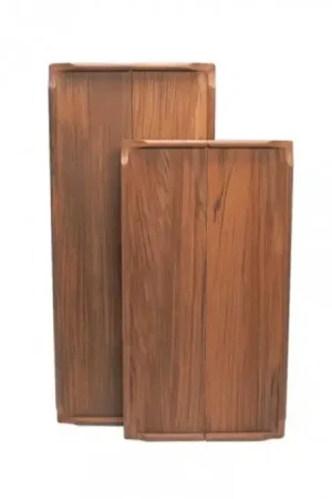 Meest Verkocht Teakhouten Cockpit tafelblad – 64x 70cm(35cm)