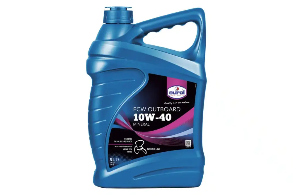 Voordeelprijs Eurol 10W40 outboard olie 4 takt – 5ltr.