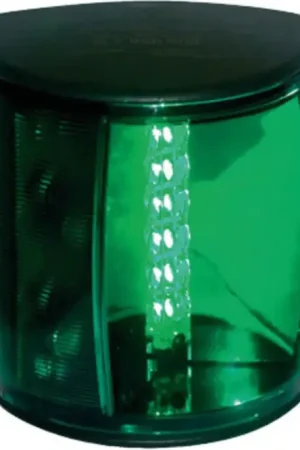 Beperkte Voorraad Hella NAVILED-PRO Stuurboordlantaarn, 9-33V, 112.5°, BSH-2NM, zwart huis met groene lens