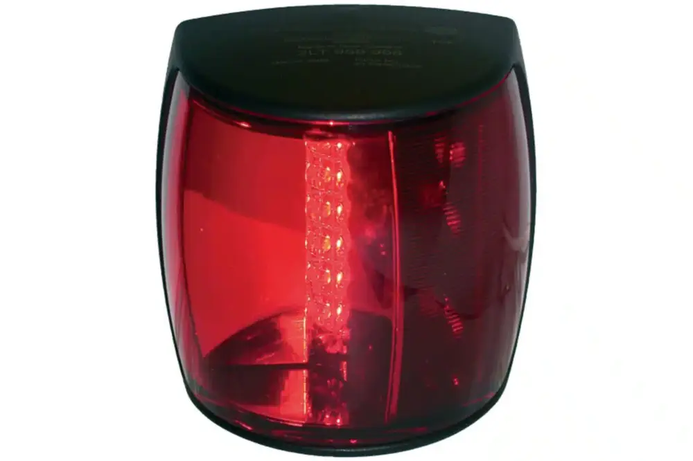 Superprijs Hella NAVILED-PRO Bakboordlantaarn, 9-33V, 112.5°, BSH-2NM, zwart huis met rode lens