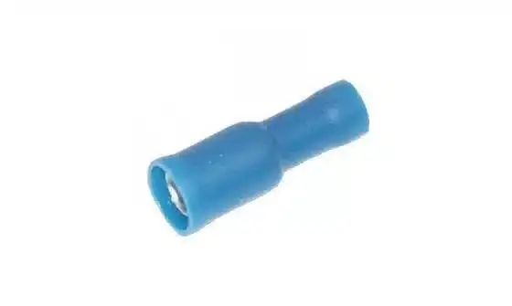 Beperkte Voorraad Klemkabelschoen Blauw rondstekkerhuls 5st.