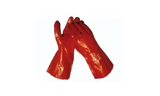 Superprijs Rode schilderhandschoenen 35cm lang
