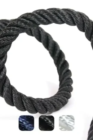 M-Ropes Polyester landvast 3-strengs – div. kleuren en Ø Exclusieve Aanbieding
