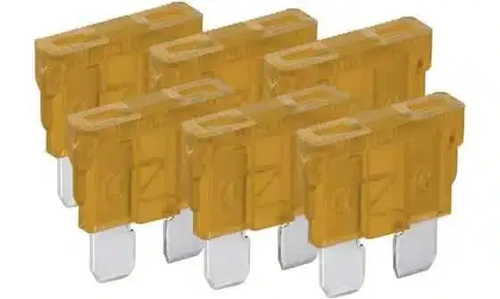 10 Stuks Vlaksteekzekering – 5A Merkproduct