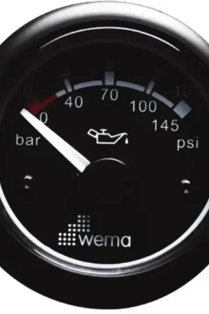 Direct Verzonden Wema Oliedrukmeter 10 bar 12/24v