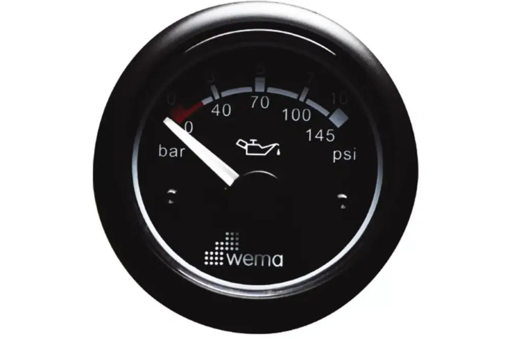Direct Verzonden Wema Oliedrukmeter 10 bar 12/24v
