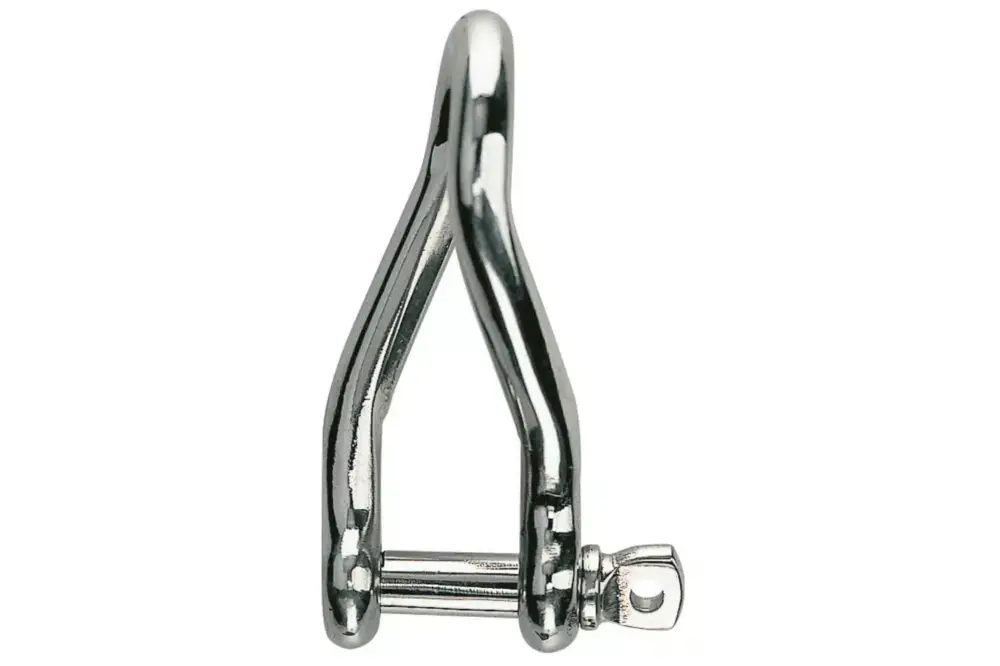 D-sluiting gedraaid RVS – Div. maten Merkproduct