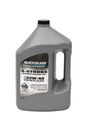 Quicksilver 25W40 4-takt semisynthetische motorolie 4L 8M0086227 Alleen Vandaag