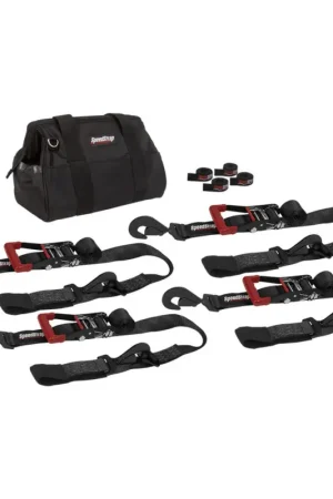 Direct Verzonden SpeedStrap 50 mm Heavy Duty Kit, Ratchet Tie-down, haak en lus, 300 cm, zwart