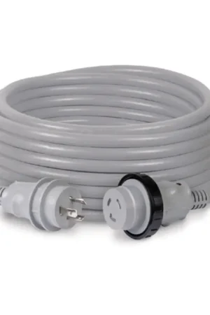 Marinco 50A 125V Cordset 15M Molded White Premium