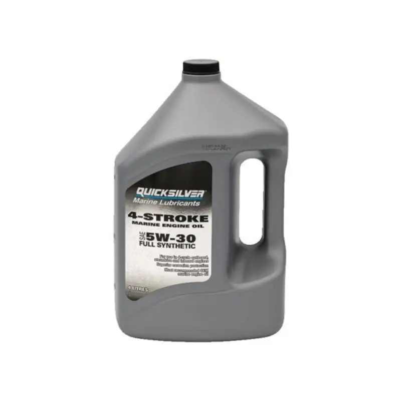 Quicksilver 5W30 4-takt volledig synthetische motorolie 4L 5W30 4-takt volledig synthetische motorolie 4L 8M0180931 Direct Verzonden