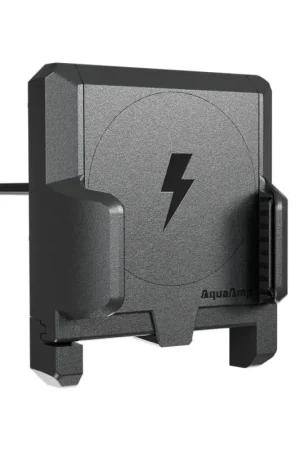 AquaAmp 910 Verticale vlakke klemhouder, 10W Qi, geen magneet Flitsaanbieding