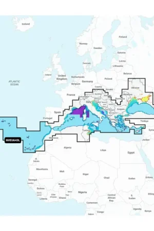 Garmin Middellandse Zee en Zwarte Zee - Waterkaarten Nieuw