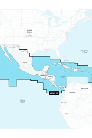 Garmin Midden-Amerika en Caraïben - Waterkaarten van binnen- en kustwateren Merkproduct