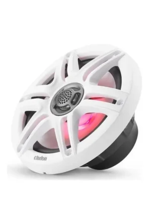 Finale Uitverkoop Clarion Speakers Sport 175 mm met RGB Led verlichting wit en zwart CMS-651RGB-SWB