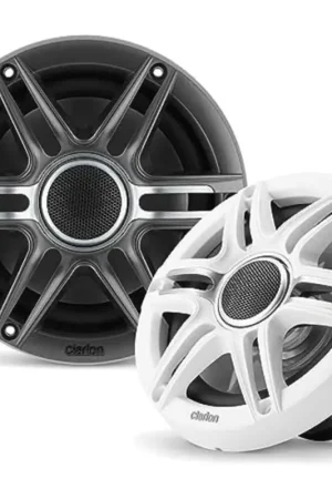 Clarion Speakers Sport (6.5-inch) wit en metallic grayCMSP-651-SWG Express Levering