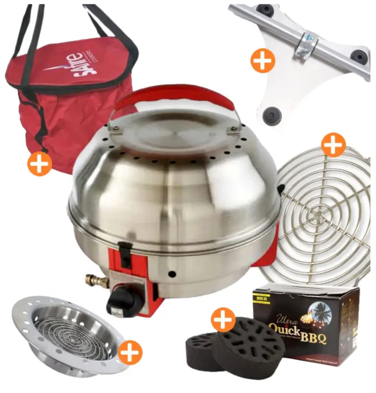 SAfire Gas Cooker Starterspakket met Bootsteun Bestseller
