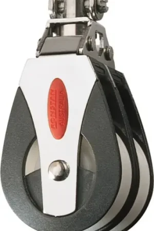 Ronstan 40mm – Dubbel blok met Swivel en Hondsvot Snelle Levering