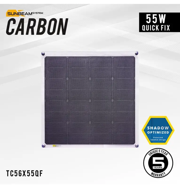 Koop Vandaag SUNBEAMsystem 55 Watt Carbon IQ Zonnepaneel