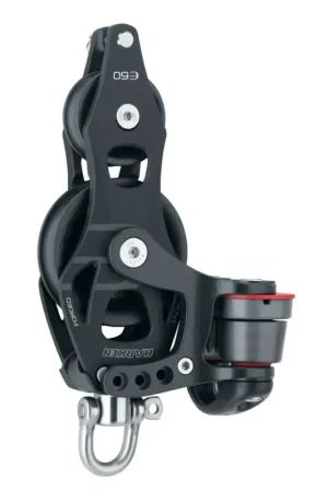 Harken 60mm Element Vioolblok met Hondsvot en Klem Express Levering