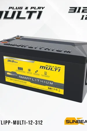 Dagaanbieding SUNBEAMsystem Smart Lithium Accu Plug & Play – 12v 312Ah MULTI