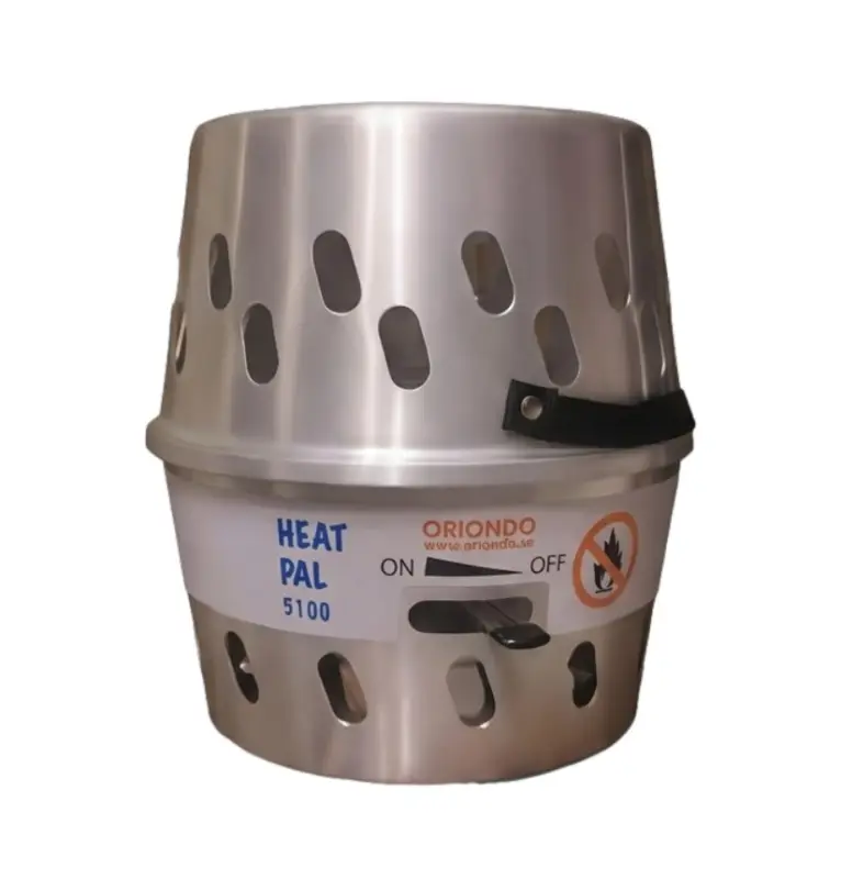 Rechtstreeks Van De Fabrikant Oriondo Heat Pal 5100 Kachel op Spiritus / Brandalcohol