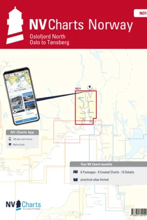 Bestel Nu NV Charts Noorwegen NO 1 – Oslofjord Noord – Oslo naar Tønsberg