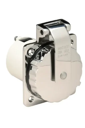 30A 125V Easy Lock Inlet SS | With Enclosure Weekendaanbieding
