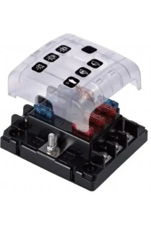 Dagaanbieding BEP 6-voudige - afgedekte zekeringhouder Quick Connect
