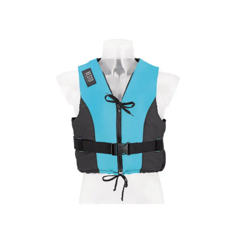 Veilige Betaling Besto Dinghy Zipper zwemvest 50N Aqua/Black