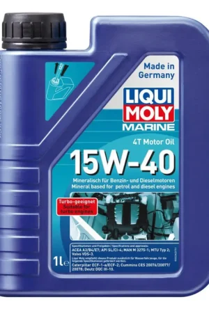 Beperkte Voorraad Liqui Moly - Marine 4T Motorolie 15W-40 1ltr