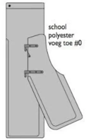 Gereduceerde Prijs Optiparts - Polyester School Roerblad