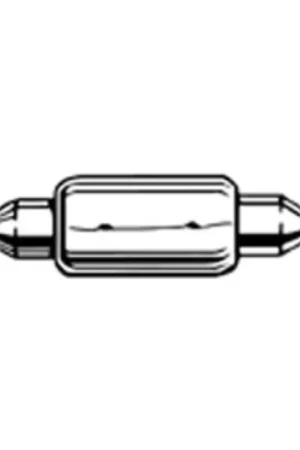 Perko Gloeilampje Buis 28 -5mm 12V/10W - 2x/blister Speciale Aanbieding