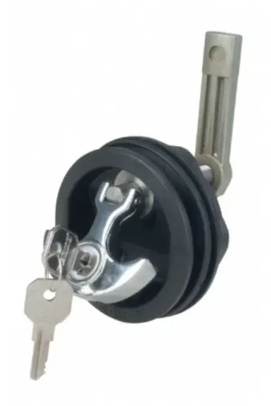 Nieuw Perko Luiksluiting 19-60mm, Gepr. M/Slot Zwart, intrekbare schoot