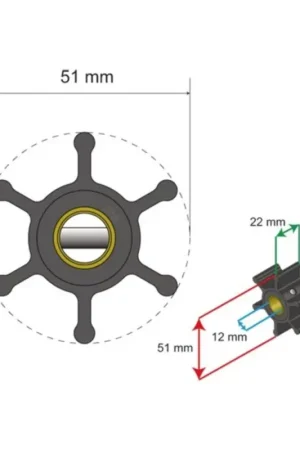 Beperkte Voorraad Premium Impeller kit nr. 06-01-005