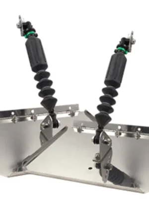 Smart Tabs RVS set, 12" x 9" met 36kg (80lb) actuators Seizoensaanbieding