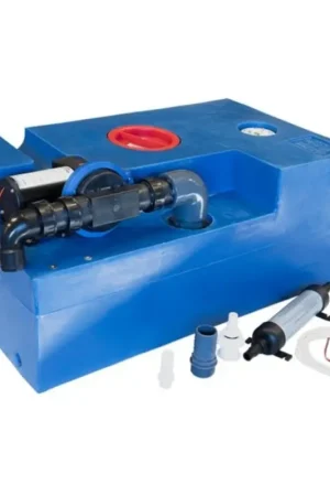 Betaalbaar Vuilwatertank 72L compleet met vuilwaterpomp 12V